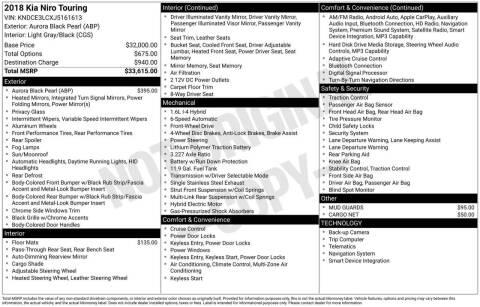 2018 Kia Niro Touring