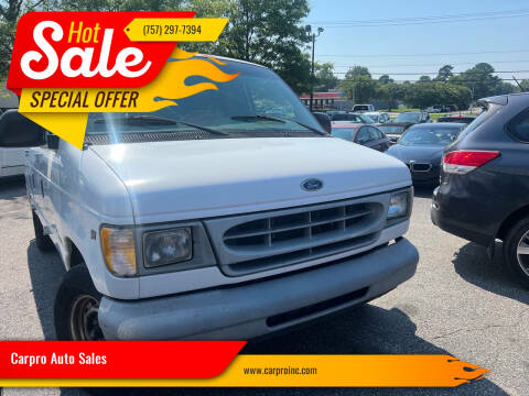 2000 Ford E-150 for sale at Carpro Auto Sales in Chesapeake VA