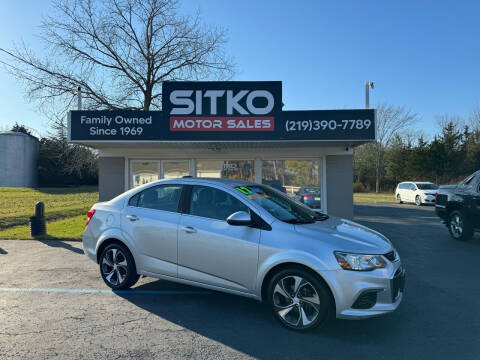 2017 Chevrolet Sonic for sale at SITKO MOTOR SALES INC in Cedar Lake IN