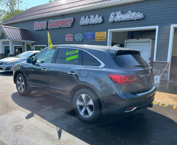 2014 Acura MDX for sale at KEV'S GASPORT AUTO SALES AND SERVICE, INC in Gasport NY