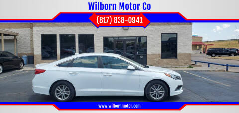 2017 Hyundai Sonata for sale at Wilborn Motor Co in Fort Worth TX