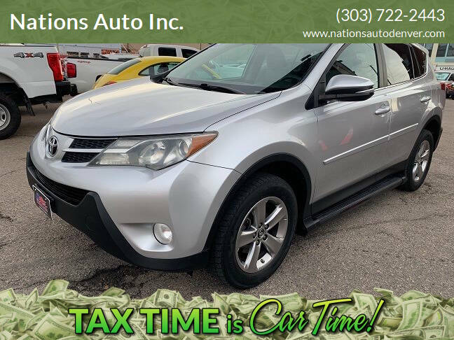 2015 Toyota RAV4 for sale at Nations Auto Inc. in Denver CO