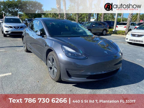 2021 Tesla Model 3 for sale at AUTOSHOW SALES & SERVICE in Plantation FL