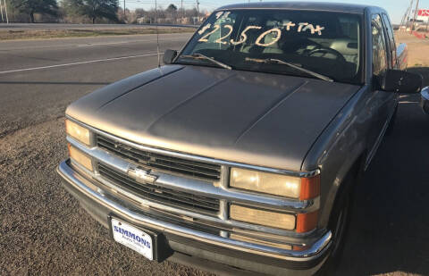 1998 Chevrolet C/K 1500 Series for sale at Simmons Auto Sales in Denison TX