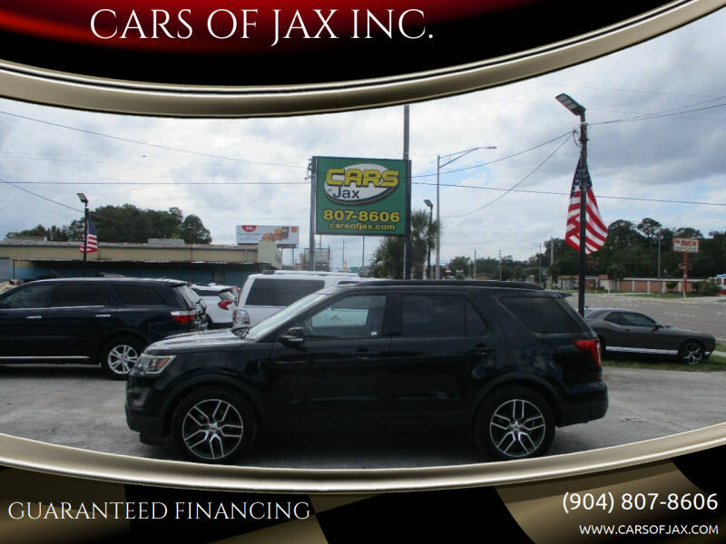 2017 Ford Explorer for sale at CARS OF JAX INC. in Jacksonville FL