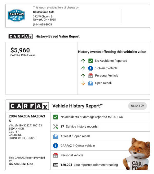 2004 Mazda MAZDA3 s