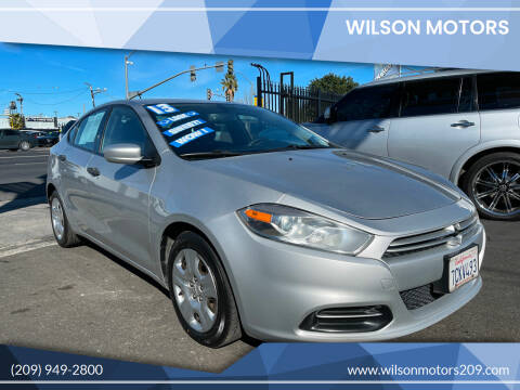2013 Dodge Dart for sale at WILSON MOTORS in Stockton CA