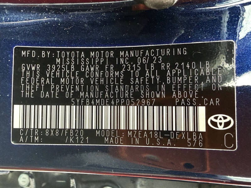 2023 Toyota Corolla LE