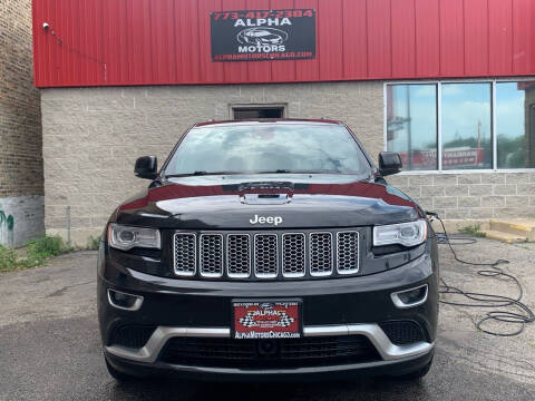 2015 Jeep Grand Cherokee for sale at Alpha Motors in Chicago IL