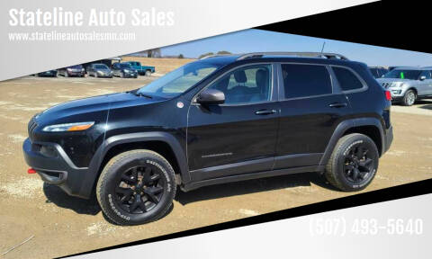 2016 Jeep Cherokee for sale at Stateline Auto Sales in Mabel MN