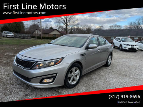 2015 Kia Optima for sale at First Line Motors in Jamestown IN