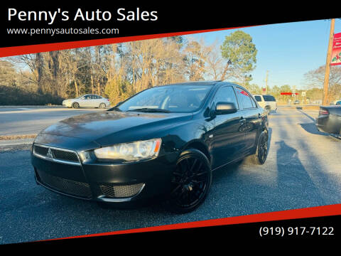 2008 Mitsubishi Lancer for sale at Penny's Auto Sales in Wendell NC