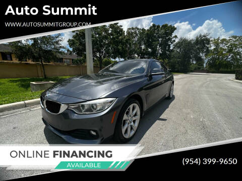 2015 BMW 4 Series for sale at Auto Summit in Hollywood FL