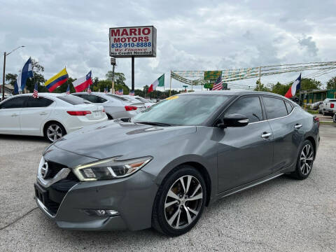 2016 Nissan Maxima for sale at Mario Motors in South Houston TX