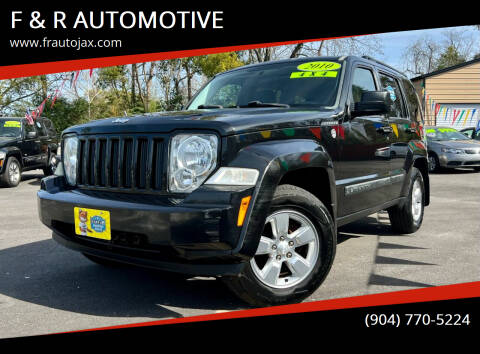 2010 Jeep Liberty for sale at F & R AUTOMOTIVE in Jacksonville FL