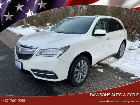 2014 Acura MDX for sale at Dawsons Auto & Cycle in Glen Burnie MD