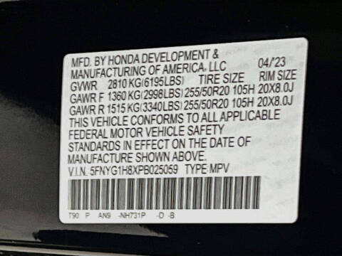 2023 Honda Pilot Elite