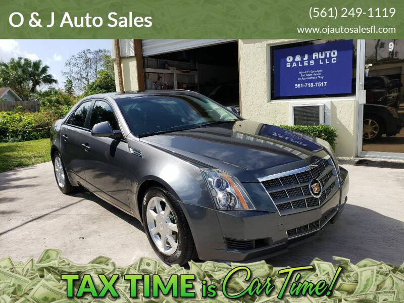 2008 Cadillac CTS for sale at O & J Auto Sales in Royal Palm Beach FL