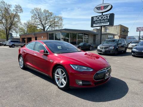 2015 Tesla Model S for sale at BOOST AUTO SALES in Saint Louis MO