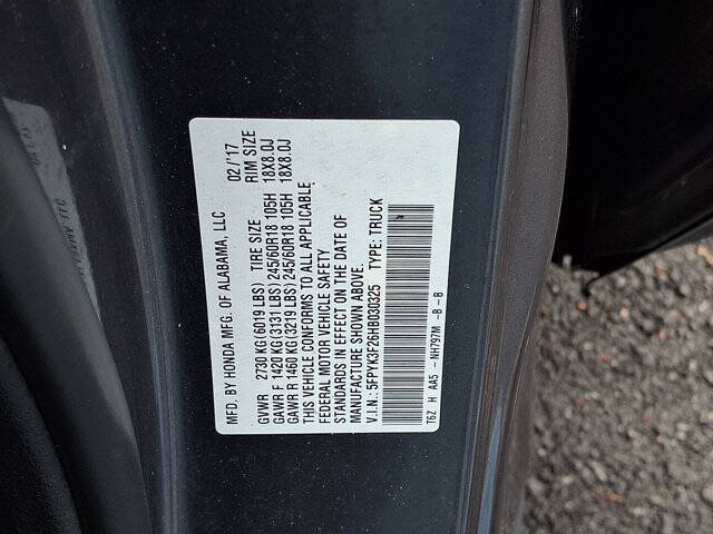 2017 Honda Ridgeline RT