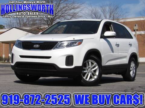 2014 Kia Sorento for sale at Hollingsworth Auto Sales in Raleigh NC