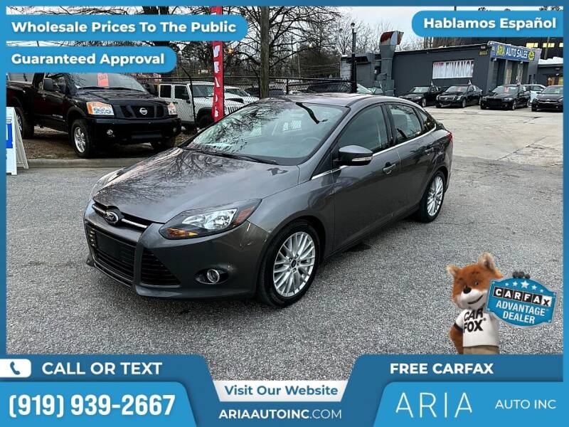 2014 Ford Focus for sale at Aria Auto Inc. in Raleigh NC
