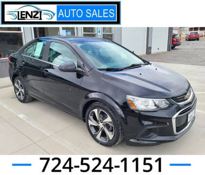 2017 Chevrolet Sonic for sale at LENZI AUTO SALES in Sarver PA