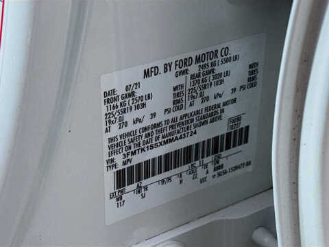 2021 Ford Mustang Mach-E Select