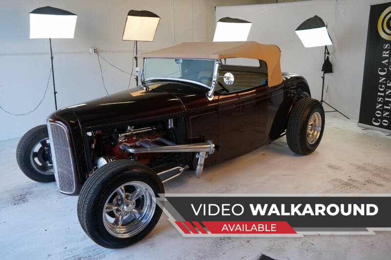 1932 Ford Roadster for sale at ConsignCarsOnline.com in Oceano CA
