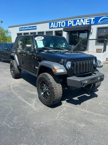 2018 Jeep Wrangler Unlimited for sale at Auto Planet in Murfreesboro TN