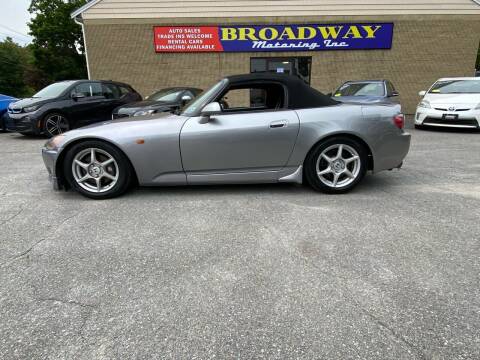 2003 Honda S2000 for sale at Broadway Motoring Inc. in Ayer MA