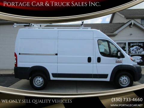 2018 RAM ProMaster Cargo for sale at Portage Car & Truck Sales Inc. in Akron OH