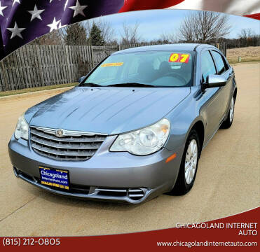 2007 Chrysler Sebring for sale at Chicagoland Internet Auto - 410 N Vine St New Lenox IL, 60451 in New Lenox IL