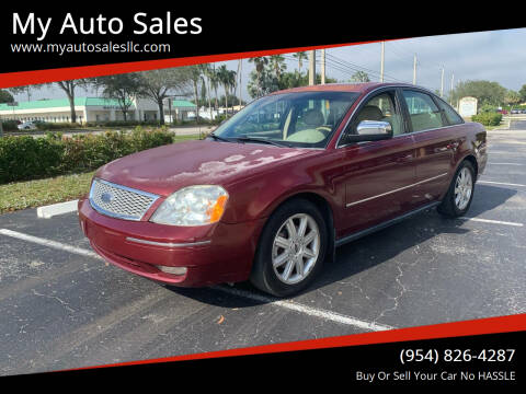 2006 Ford Five Hundred for sale at My Auto Sales in Margate FL