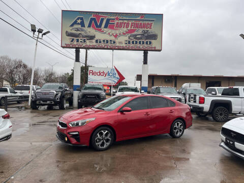 2021 Kia Forte for sale at ANF AUTO FINANCE in Houston TX