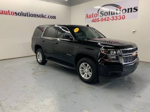2016 Chevrolet Tahoe for sale at Auto Solutions in Warr Acres OK