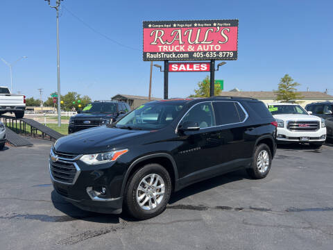 2019 Chevrolet Traverse for sale at RAUL'S TRUCK & AUTO SALES, INC in Oklahoma City OK