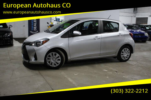 2017 Toyota Yaris for sale at European Autohaus CO in Denver CO