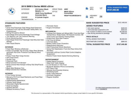 2019 BMW 8 Series M850i xDrive
