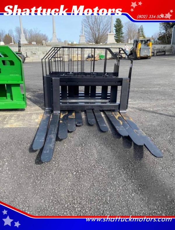 2021 Skid Steer style quick attach Pallet forks for sale at Shattuck Motors in Newport VT