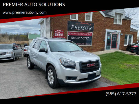 2016 GMC Acadia for sale at PREMIER AUTO SOLUTIONS in Spencerport NY