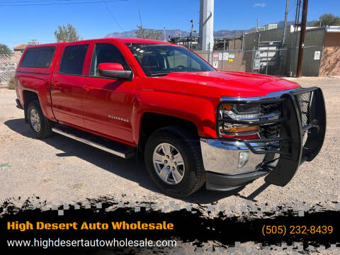 2017 Chevrolet Silverado 1500 for sale at High Desert Auto Wholesale in Albuquerque NM