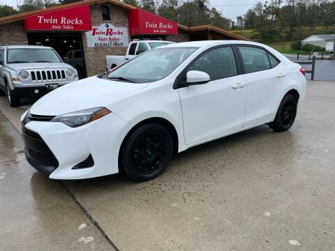 2018 Toyota Corolla for sale at Twin Rocks Auto Sales LLC in Uniontown PA