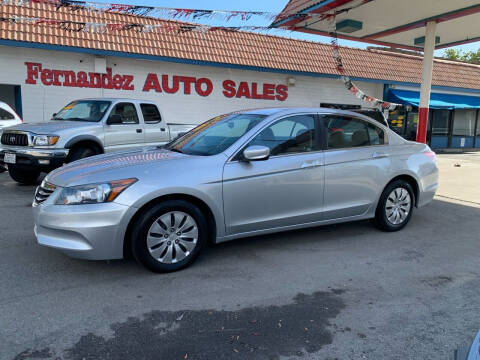 2012 Honda Accord for sale at Fernandez Auto Sales in Freedom CA