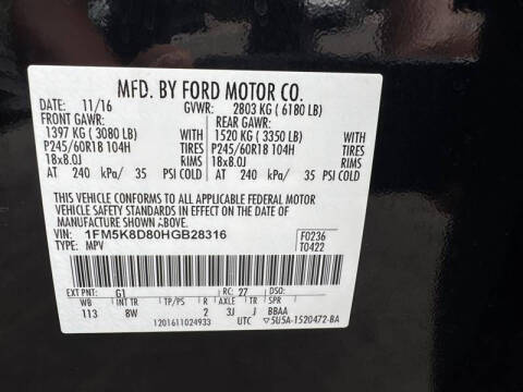 2017 Ford Explorer XLT