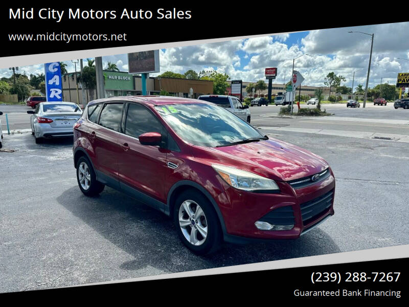 2015 Ford Escape for sale at Mid City Motors Auto Sales in Fort Myers FL