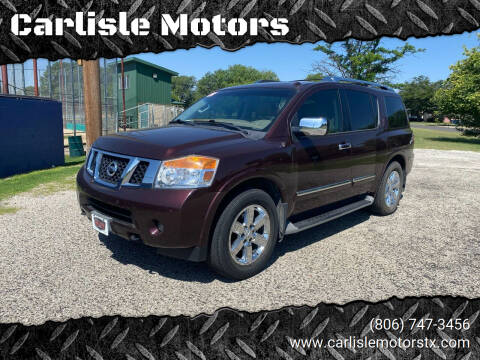 2013 Nissan Armada for sale at Carlisle Motors in Lubbock TX