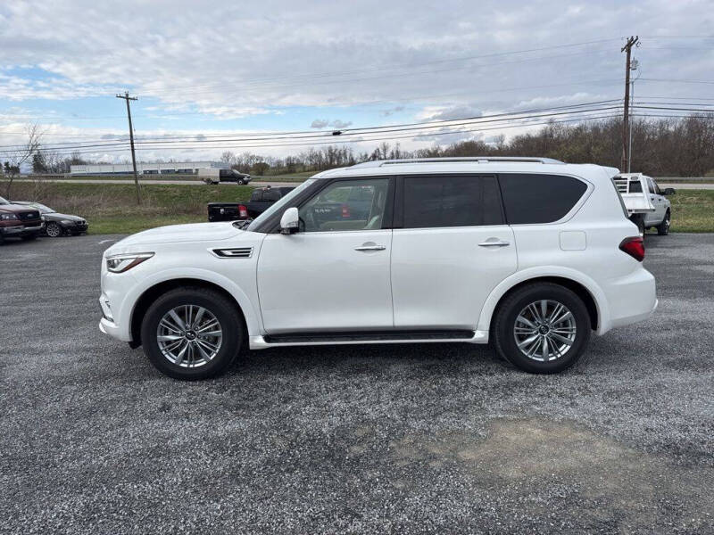 Used 2023 INFINITI QX80 Luxe with VIN JN8AZ2AE9P9303496 for sale in Maysville, KY
