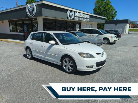 2008 Mazda MAZDA3 for sale at MacDonald Motor Sales in High Point NC