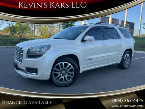 2014 GMC Acadia for sale at Kevin's Kars LLC in Richmond VA